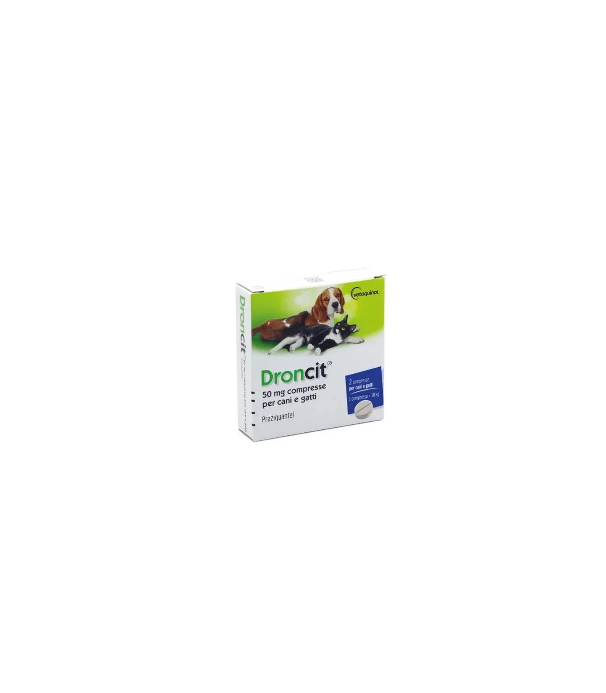 Vetoquinol Droncit 2 Compresse 1 Vetoquinol Droncit 2 Compresse