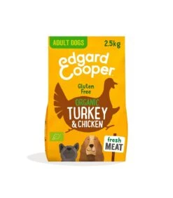 Edgard & Cooper Adult Carne Fresca Di Tacchino E Pollo Biologici Senza Glutine 2,5 Kg