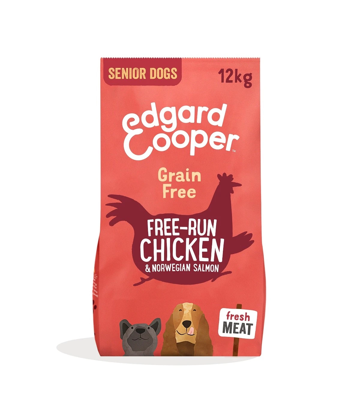 Edgard & Cooper Senior Carne Fresca Di Pollo Allevato A Terra E Salmone Norvegese Senza Cereali 12 Kg 1 Edgard & Cooper Senior Carne Fresca Di Pollo Allevato A Terra E Salmone Norvegese Senza Cereali 12 Kg