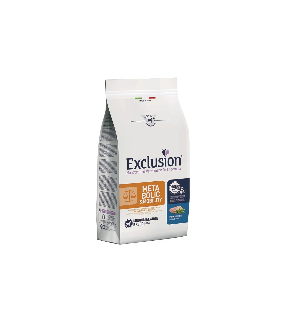 Exclusion Diet Formula Metabolic & Mobility Maiale E Fibre Medium Large 12 Kg 1 Exclusion Diet Formula Metabolic & Mobility Maiale E Fibre Medium Large 12 Kg