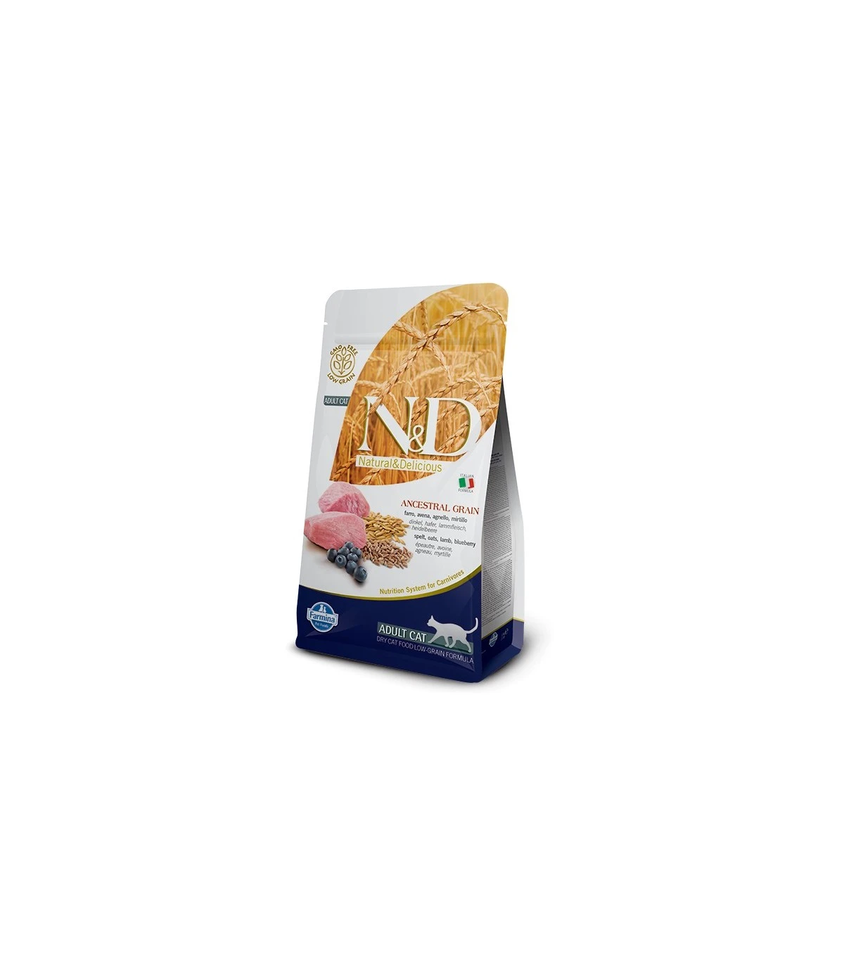 Farmina N&d Low Grain Gatto Farro Avena Agnello E Mirtillo 1,5 Kg 1 Farmina N&d Low Grain Gatto Farro Avena Agnello E Mirtillo 1,5 Kg