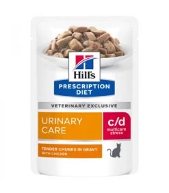Hill's Gatto C/d Urinary Care Multicare Stress 12 Bst 85 Gr Pollo