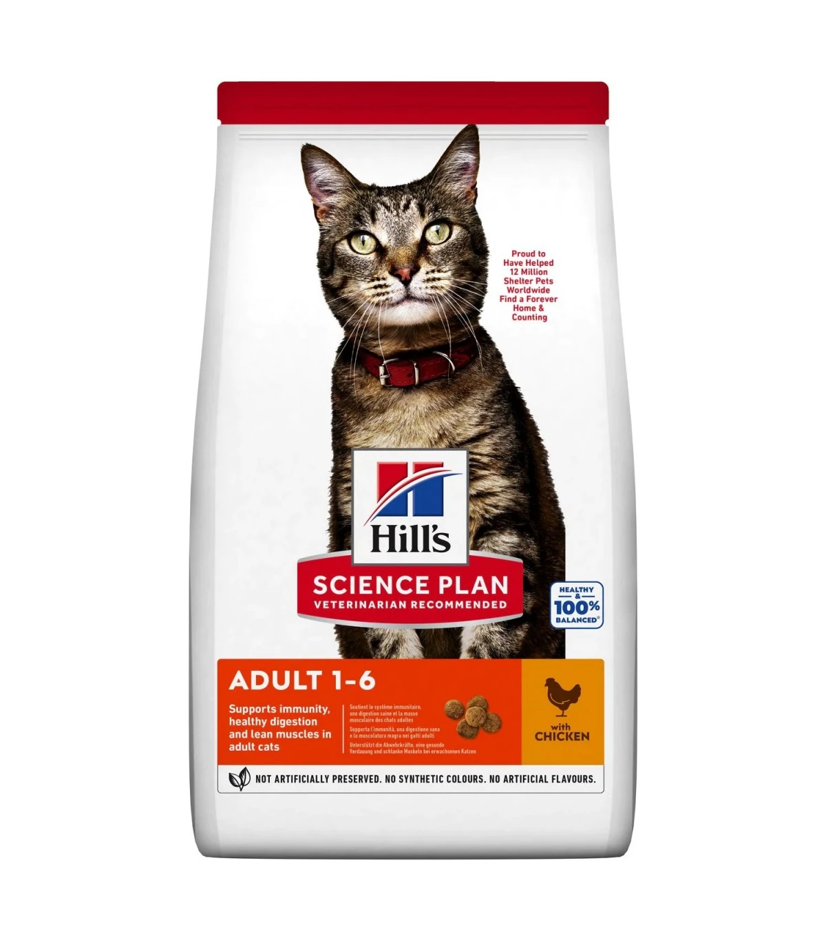 HILL'S SCIENCE PLAN Adult Alimento Secco Per Gatti Al Pollo 10 Kg 1 HILL'S SCIENCE PLAN Adult Alimento Secco Per Gatti Al Pollo 10 Kg