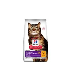 Hill's Science Plan Adult Sensitive Stomach & Skin Gatto Pollo 1,5 Kg