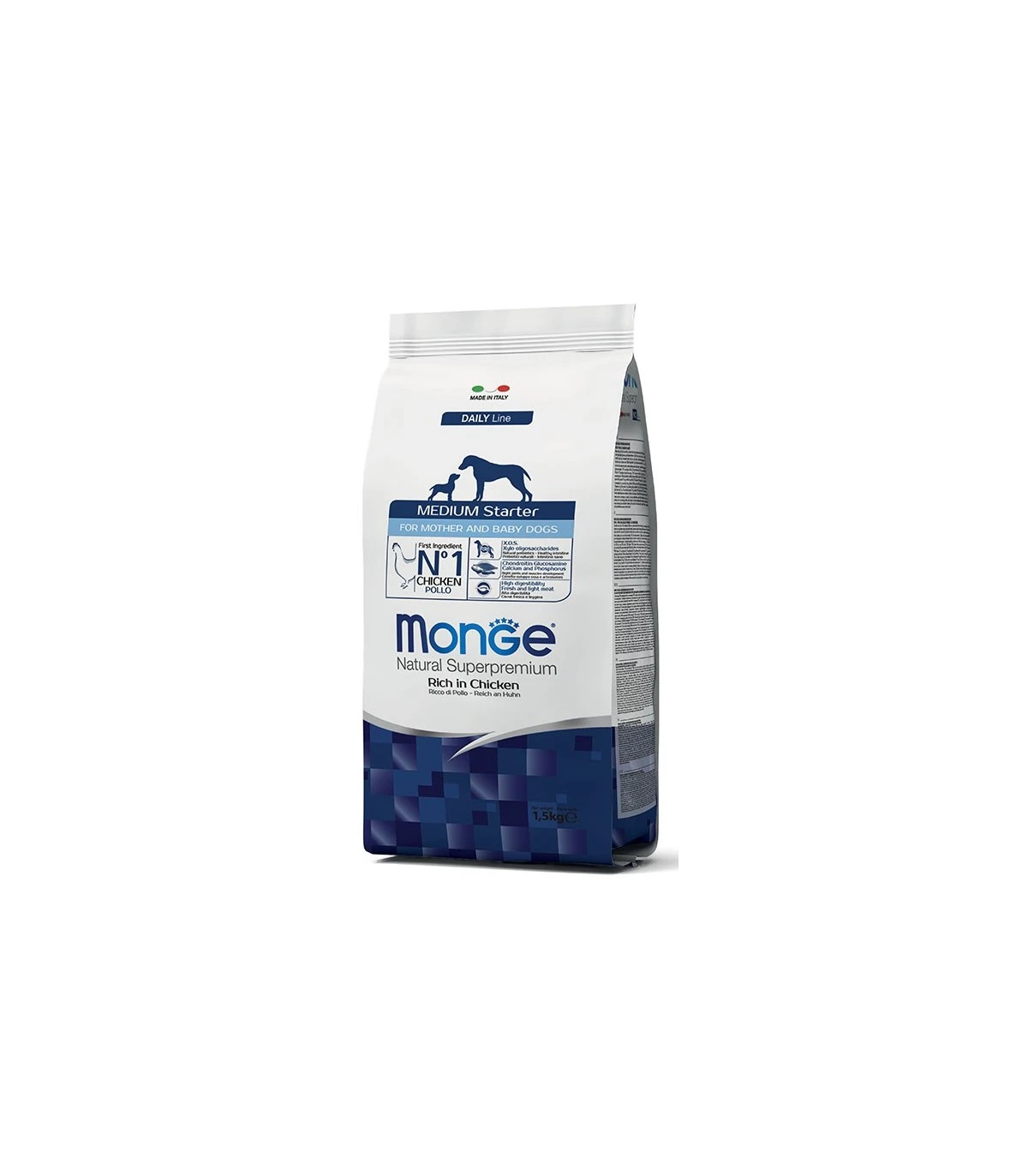 Monge Cane Medium Starter Pollo 1,5 Kg 1 Monge Cane Medium Starter Pollo 1,5 Kg