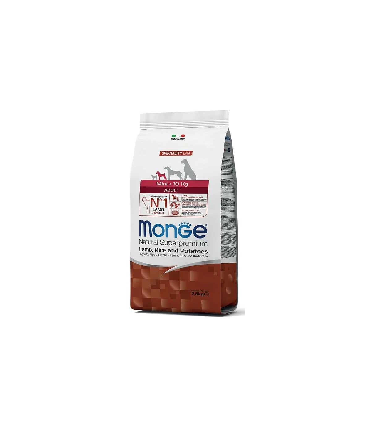 Monge Cane Mini Adult Agnello Riso E Patate 7,5 Kg 1 Monge Cane Mini Adult Agnello Riso E Patate 7,5 Kg
