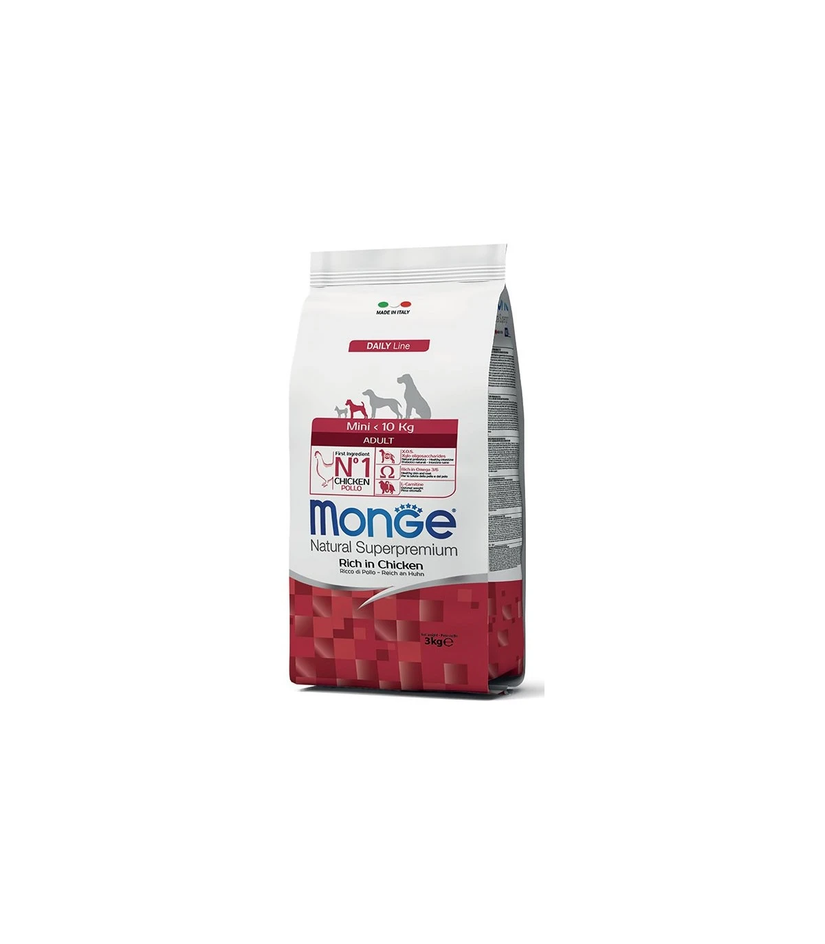 Monge Cane Mini Adult Pollo 7,5 Kg 1 Monge Cane Mini Adult Pollo 7,5 Kg