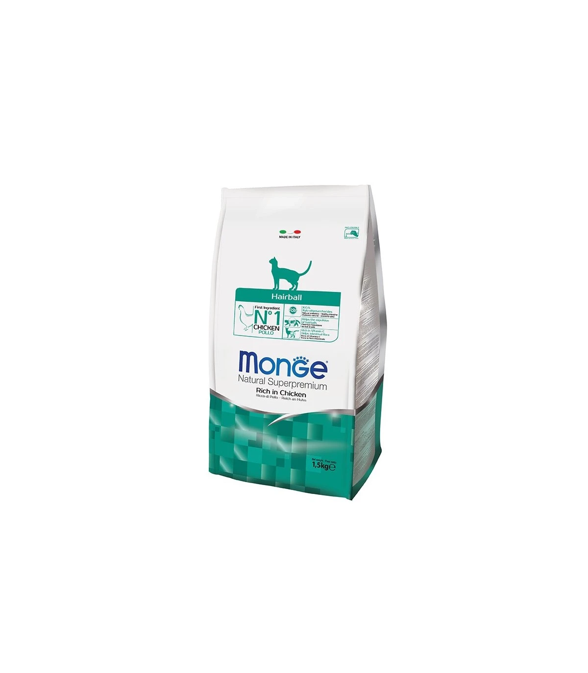 Monge Gatto Hairball 1,5 Kg 1 Monge Gatto Hairball 1,5 Kg