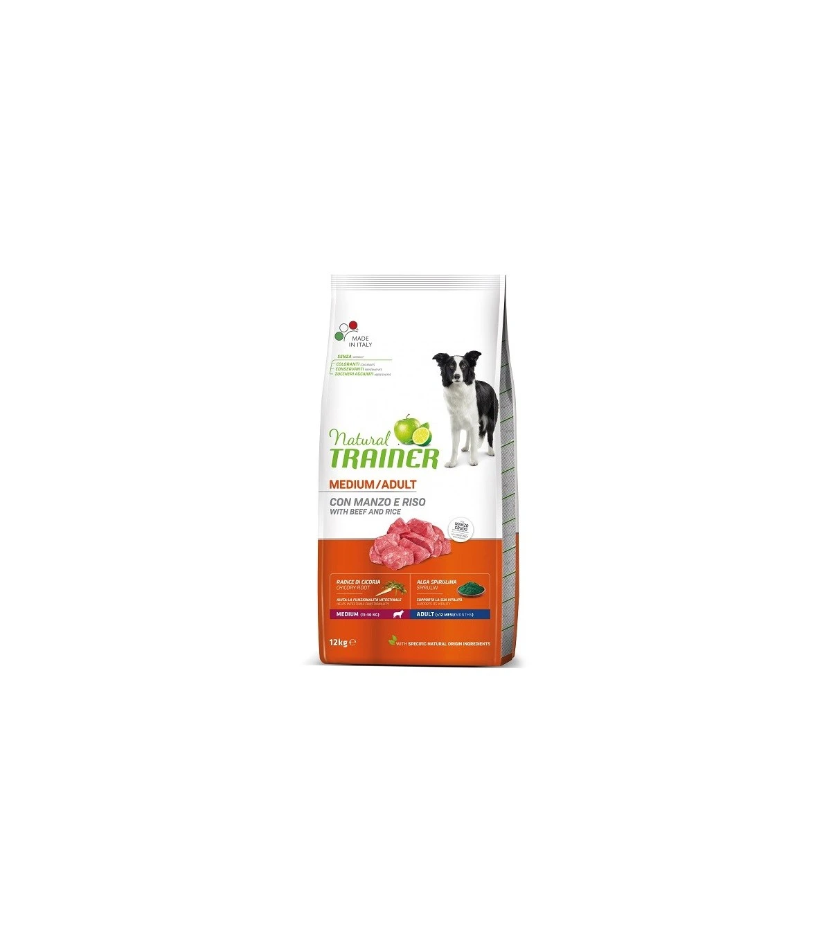 Natural Trainer Cane Adult Medium Con Manzo 12 Kg 1 Natural Trainer Cane Adult Medium Con Manzo 12 Kg