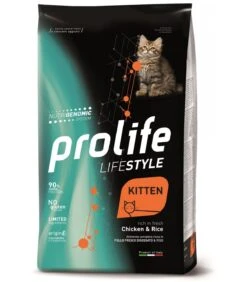 Prolife Gatto Lifestyle Kitten Pollo E Riso 1,5 Kg