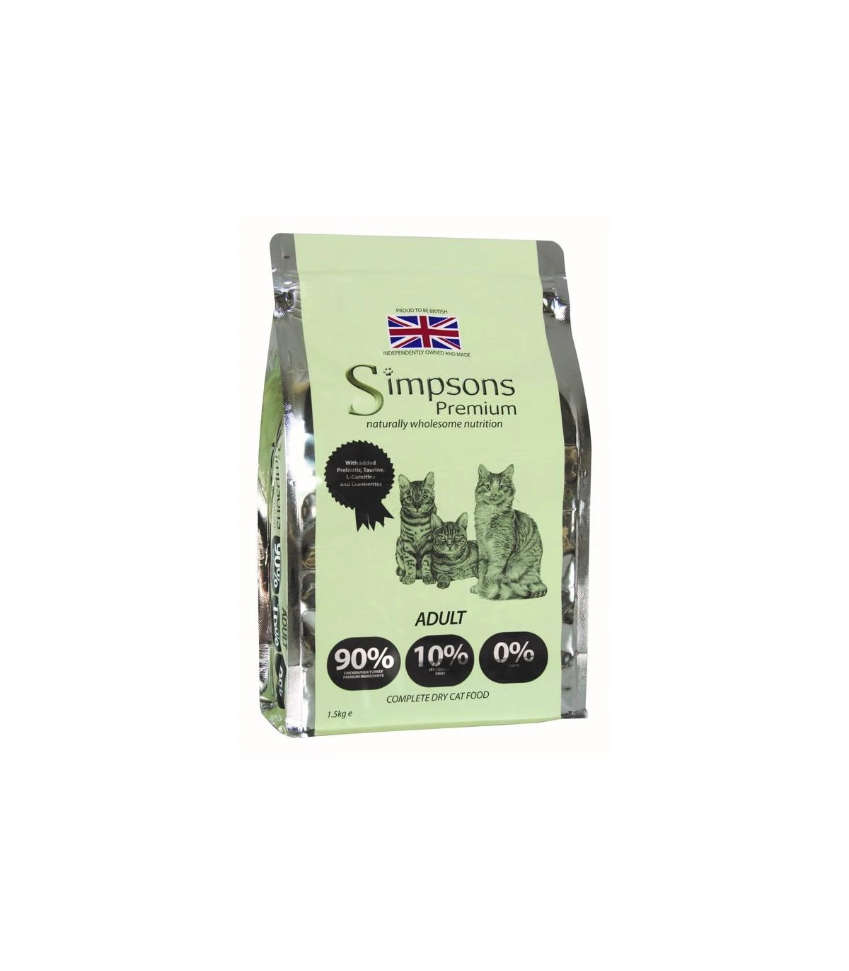 Simpsons Premium Gatto Adult 90/10 Mix Pollo, Pesce E Tacchino 1,5 Kg 1 Simpsons Premium Gatto Adult 90/10 Mix Pollo, Pesce E Tacchino 1,5 Kg